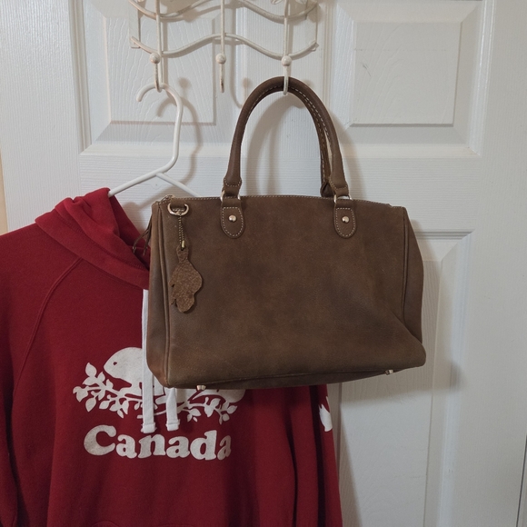 Roots Small Grace Tribe Leather Satchel - Picture 2 of 7